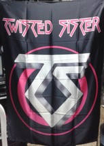 TWISTED SISTER Twisted Forever FLAG BANNER CLOTH POSTER CD Glam Metal - $20.00