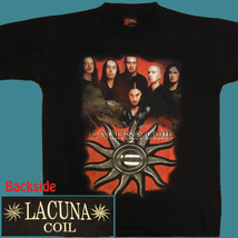 T-SHIRT LACUNA COIL Unleashed Memories GOTHIC METAL SIZE S - £10.30 GBP