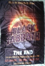 BLACK SABBATH The End World Tour FLAG CLOTH POSTER BANNER CD Ozzy - £15.02 GBP