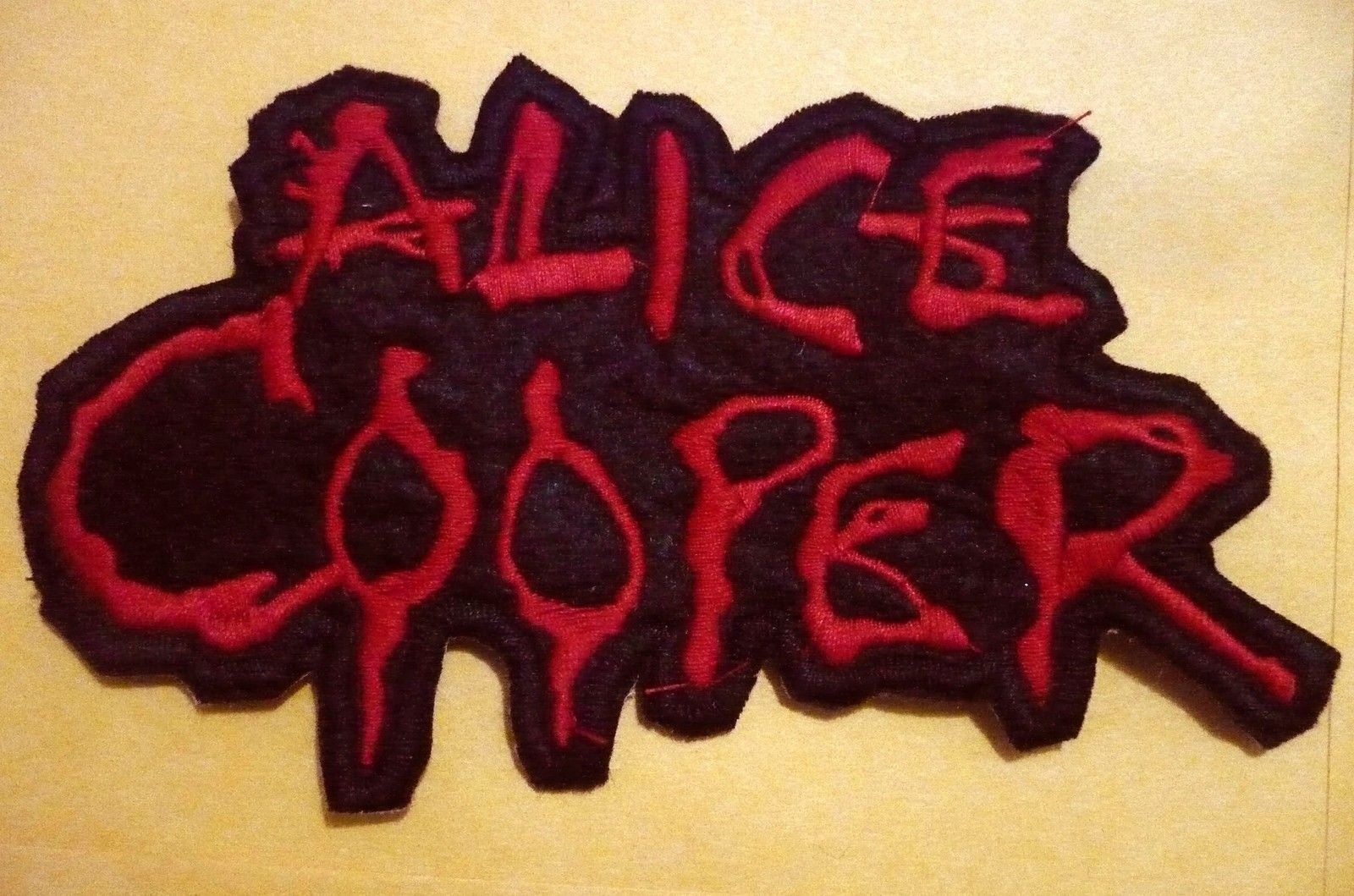 ALICE COOPER Welcome 2 My Nightmare SMALL Embroidered Patch HARD ROCK - $9.00