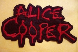 Alice Cooper Welcome 2 My Nightmare Small Embroidered Patch Hard Rock - £7.08 GBP