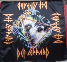 Def Leppard Hysteria Bandana Head Wrap Handkerchief Cd Heavy Metal - £11.71 GBP