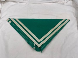 Green with White Trim Boy Scouts of America BSA Neckerchief Vintage No I... - $8.80