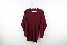 Vtg 70s Streetwear Mens Medium Faded Thermal Waffle Knit Long Sleeve T-Shirt USA - £30.99 GBP