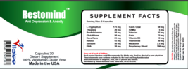 Rest of Mind Supplement (30 capsules cnt, 3 bottles family pack) image 3