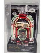 Elvis Presley Juke Box By Kurt S. Adler Glass Christmas Ornament Open Box - $28.00