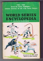 VINTAGE 1961 World Series Encyclopedia Paperback Book Mel Allen Don Schi... - $14.84