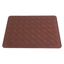 Cookies Silicone Mold Sheet Baking Mat, Reusable 48 Cavities DIY Bake Ware Decor - £17.39 GBP