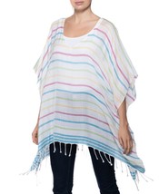 MSRP $49 Inc International Concepts Striped Poncho Multicolor Size OSFA - £12.24 GBP