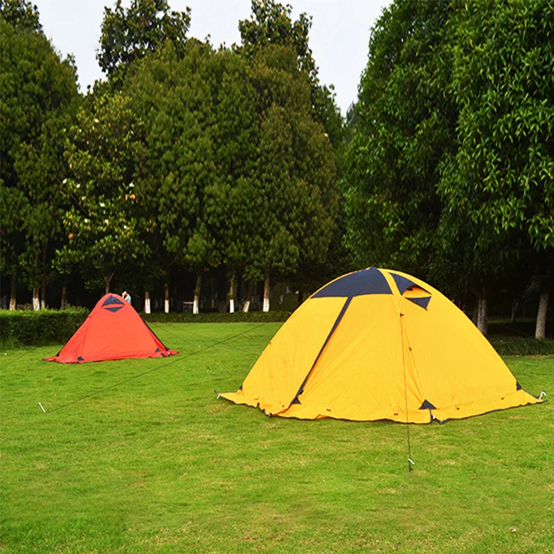 Outdoor Camping Tent Snow Skirt Four Seasons Double-Layer Double Aluminum Pole - £133.38 GBP