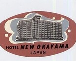Hotel New Okayama Luggage Label Japan - $10.89