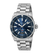 Gucci YA136311 Men's Dive Blue Dial Stainless Steel Chronograph Watch + Gift Bag - $703.15