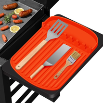 Silicone Griddle Tools Mat for Blackstone,16.9&quot;X 11.8&quot; Spatula Mat with ... - £24.86 GBP