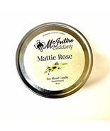 McIntire Saddlery 8 Ounce Hand Poured Soy Blend Candle in Tin- Mattie Ro... - £15.36 GBP