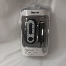 NEW iWorld Wireless FM Transmitter for iPod, iPhones, MP3 players Music ... - £11.04 GBP