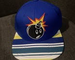 Adam Bomb The Hundreds Snapback Hat Blue With Stripes Rare One Size Snap... - $27.72