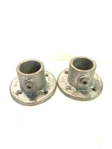 2-Pack Kee Safety Klamp 1 in ID 1.38 OD Medium Base Flange Galvanized Ir... - $37.00