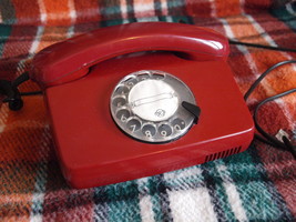 VINTAGE  RARE LATVIAN  ROTARY DIAL PHONE VEF TAp-791 - £34.82 GBP