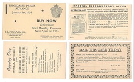 US Postal Stationery Cards UX27 Preprinted Unused Advertising Cards 4 Different - £7.82 GBP