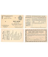 US Postal Stationery Cards UX27 Preprinted Unused Advertising Cards 4 Di... - £7.95 GBP