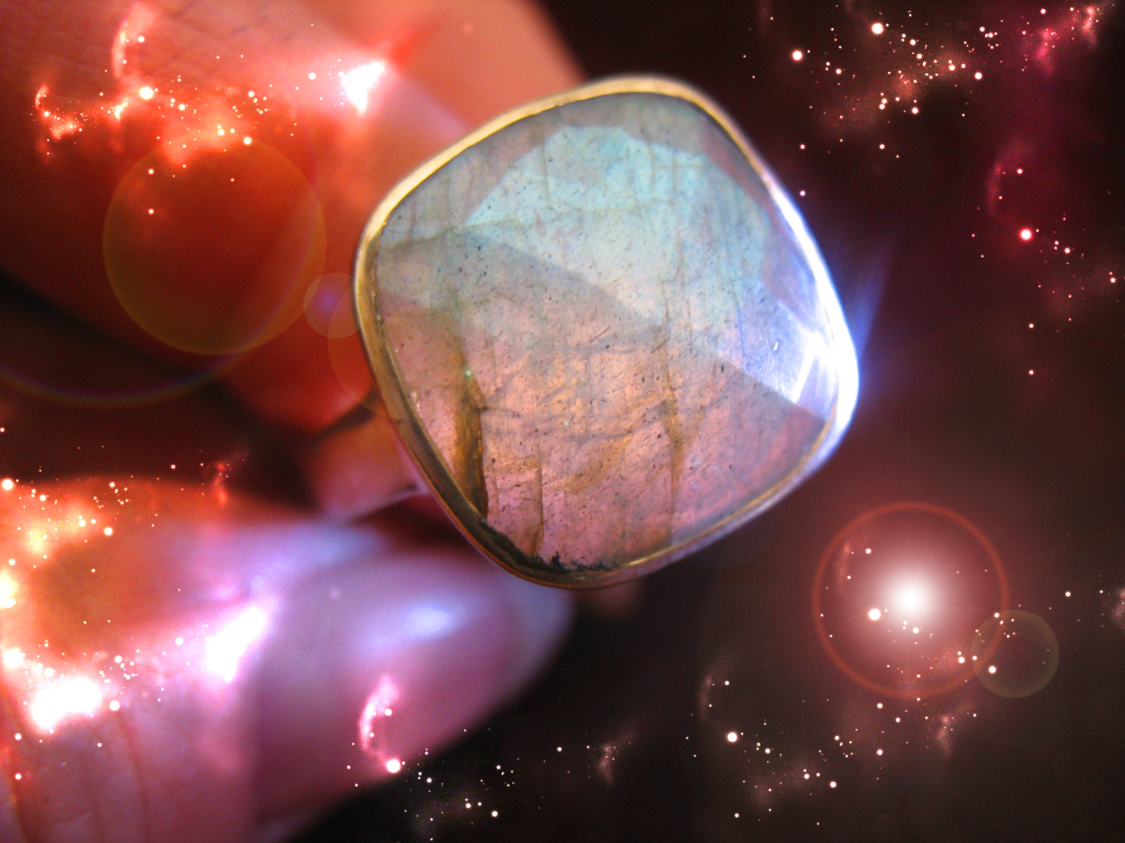 Primary image for HAUNTED RING THE GOLDEN ASCENDED GRID OF POWERS HIGHEST LIGHT OOAK MAGICK
