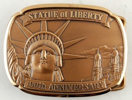 Statue of Liberty Ellis Island Bronze Belt Buckle NIB Historic Providence Mint  - £19.57 GBP