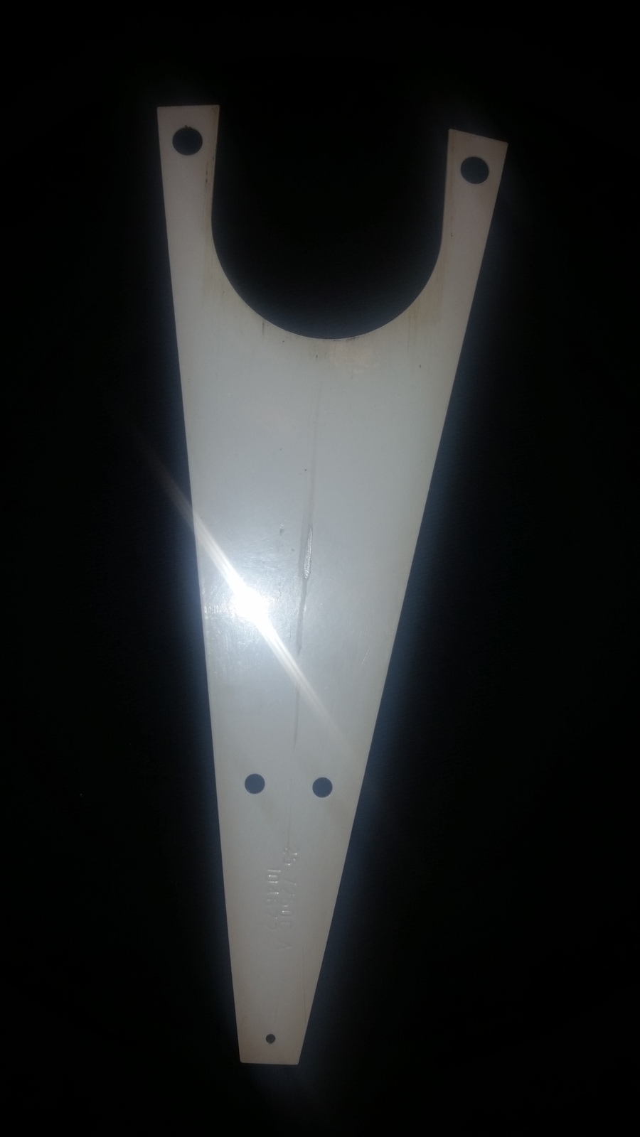 Haas VF1 20 Tool Sliding Panel 25-7250C A  - $3.00