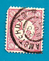 Netherlands (used postage stamp) 1876 New Daily Stamps (Rose) #30 - £1.59 GBP