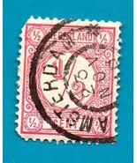 Netherlands (used postage stamp) 1876 New Daily Stamps (Rose) #30 - £1.55 GBP