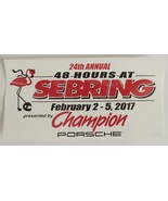 2017 PCA Porsche Club of America 48 Hours at Sebring Sticker - $1.99