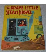 Childs Vintage Wonder Book The Brave Little Steam Shovel No 555 1951 - $130.77 MXN