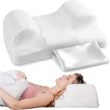 Your Face Pillow Back Sleeper Beauty Pillow Cervical Neck Pillow Contour Memory  - £129.33 GBP