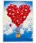 MR. BRAINWASH Love Above All Hand Signed Limited Serigraph Valentines Da... - £1,306.14 GBP