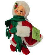 Annalee Mobilitee Dolls 1963 Vintage Mrs Claus Eyes Closed with  Muff - NWT - $24.74