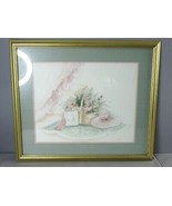Vintage Limited Edition Artist Signed Bertrand Floral Litho &#39;In Autumn&#39; ... - $198.00