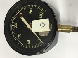 1943 Wwii Us Gauge Co. Ny Navy Pneumatic Pressure Gauge 0-600 Psi - £138.17 GBP