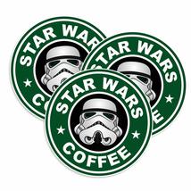 NEO Tactical Gear Star Wars Coffee Die Cut Vinyl Sticker Pack - £10.94 GBP