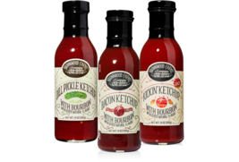 Brownwood Farms Bourbon Infused Ketchup: Dill Pickle, Bacon &amp; Kickin&#39; Va... - £31.54 GBP