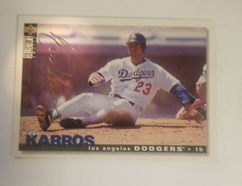 1995 Collector&#39;s Choice Gold Signature Eric Karros #220 Free Shipping - £2.23 GBP