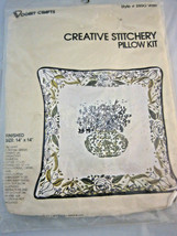 Creative Stitchery Decorative Pillow Kit  Designed #2850 Embroidery  14&quot;... - $27.25