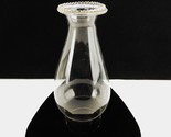 Clear Glass Oil Lamp Globe, Flared Beaded Chimney, 2 7/8&quot; Fitter, #GLB-23 - £11.48 GBP
