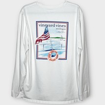 VINEYARD VINES Michigan Lake Summer Graphic Long Sleeve Tee Men’s Size XL - $39.40 CAD