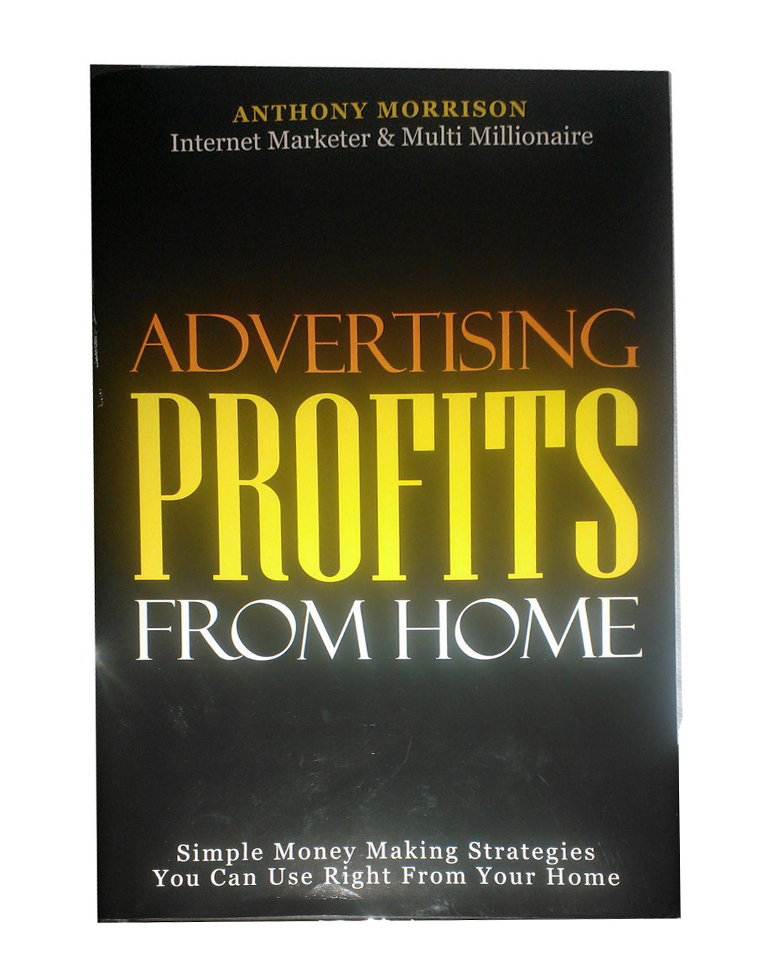 Advertising Profits From Home Hardcover - 2009 - $2.99