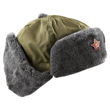 Vintage Czech cold war communist ushanka shapka hat cap winter soviet era  - £11.88 GBP+
