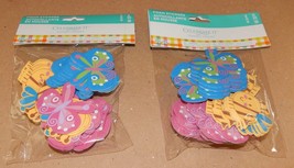 Easter Kids Crafts Felt Stickers 1 1/2&quot; Size 30pc 2pks Butterflies &amp; Bees 109Q - £5.18 GBP