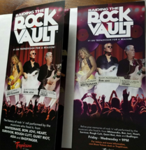 Raiding The Rock Vault @ Tropicana Hotel Las Vegas set of 2 Promo Cards, Mint - £3.12 GBP