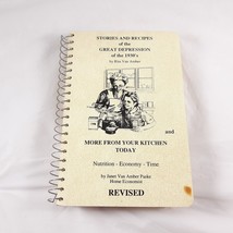 Stories and Recipes of the Great Depression 1930’s Revised 1986 Cook Book - £19.41 GBP