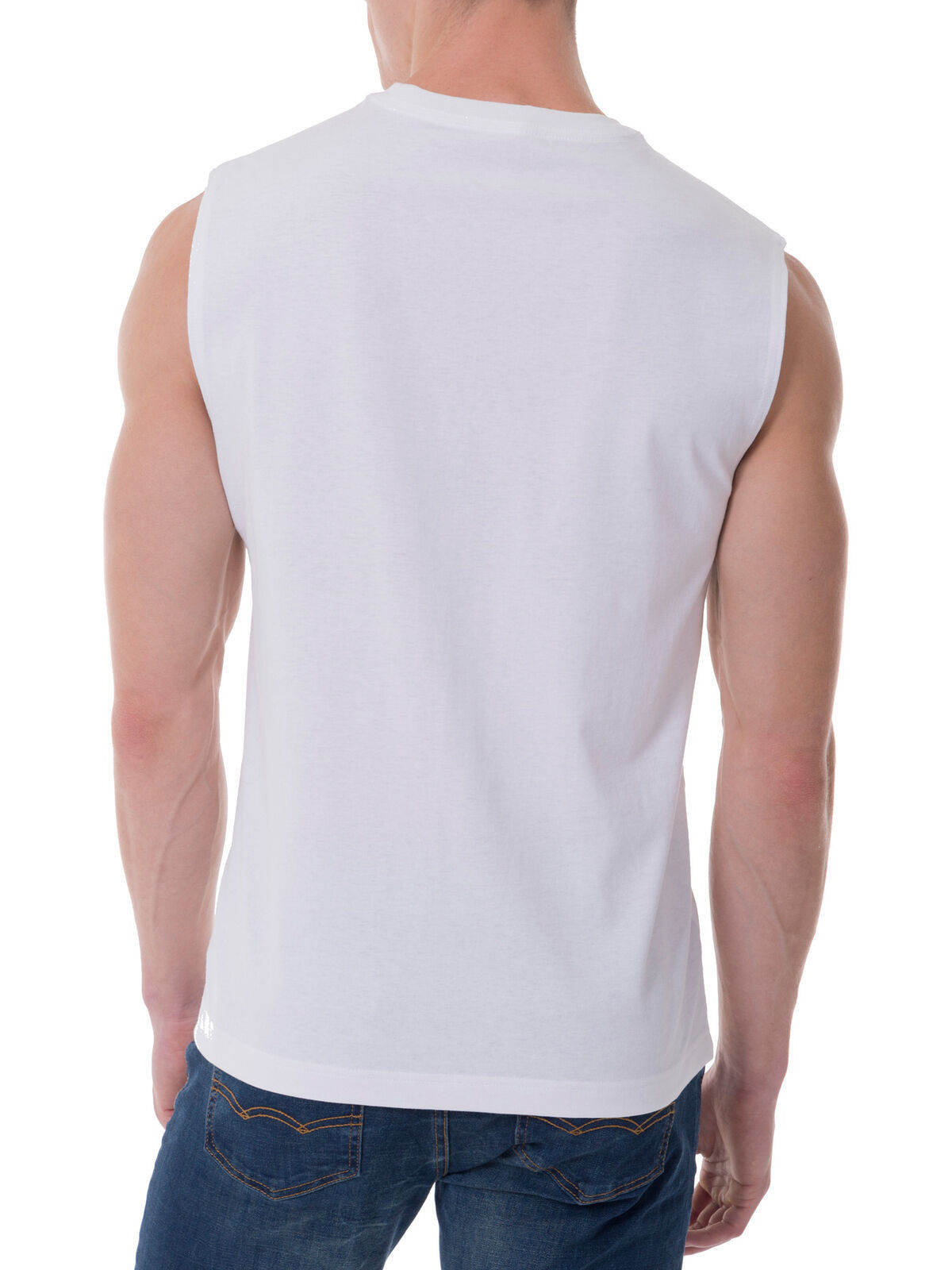 Way to Celebrate Men's American BBQ Sleeveless T-shirt Size 3XL/3XG 54-56 White Item image 2
