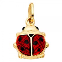 14K Yellow Gold Ladybug Pendant - £135.88 GBP