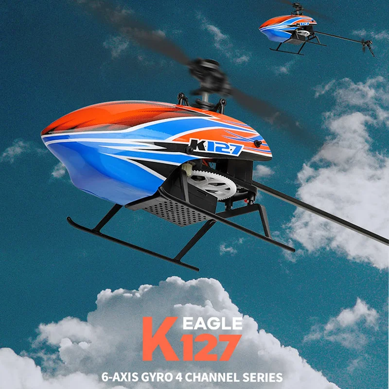 WLtoys K127 RC Helicopters 6-Aixs Gyroscope 2.4G 4CH Single Blade Propel... - £60.71 GBP+